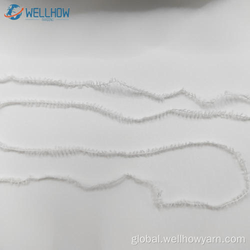 100% Polyester Raw White Yarn 1/18NM 100%POLYESTER CENTIPEDE LIKE YARN FOR KNITTING Manufactory